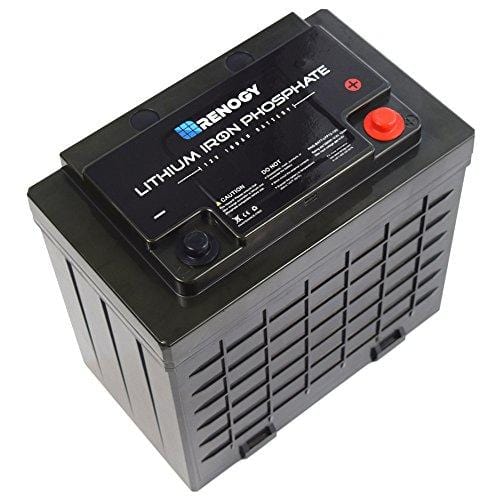 Renogy Lithium-Iron Phosphate Battery 12 Volt 100Ah for RV, Solar, Marine, and Off-grid Applications