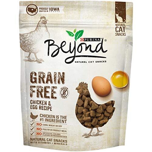 Purina Beyond Grain Free Chicken & Egg Recipes Natural Cat Snacks, 6 oz. Pouch (Pack of 6)