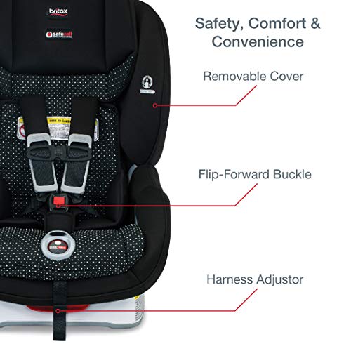 Britax Marathon ClickTight Convertible Car Seat - 1 Layer Impact Protection, Verve