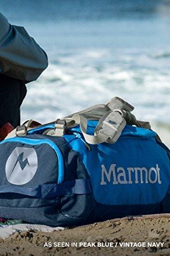 Marmot Long Hauler Travel Duffel Bag, 2300ci (35 liter), Black, Small