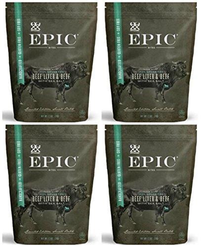 Epic - Beef Liver Bites - 2.5 oz each (4 Pack)