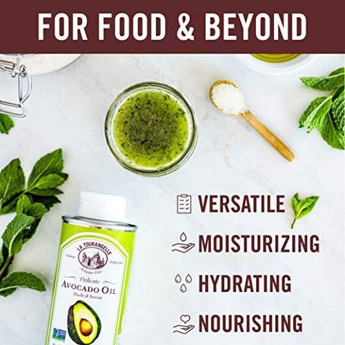 La Tourangelle Avocado Oil 16.9 Fl. Oz., All-Natural, Artisanal, Great for Salads, Fruit, Fish or Vegetables, Buttery Flavor