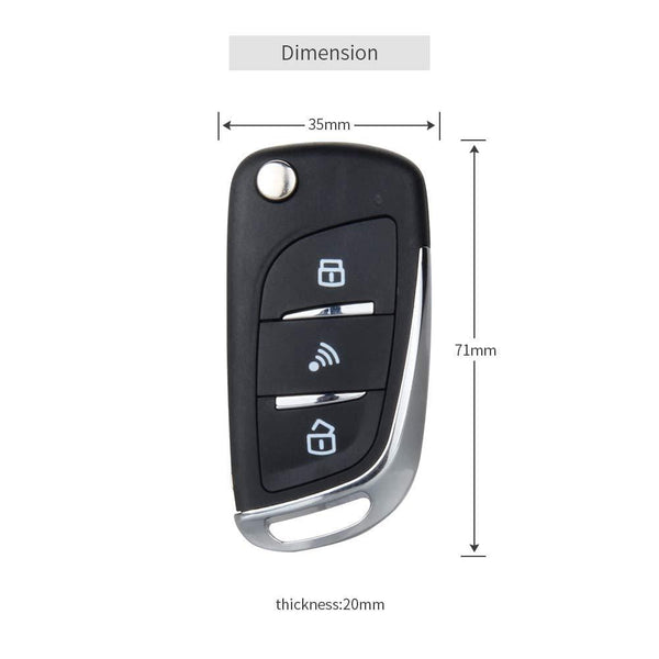 EASYGUARD PKE Passive Keyless Entry Car Alarm System Push Start Button Remote Start Starter DC12V EC003N-V-1