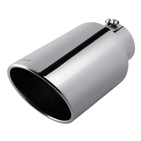 Universal Diesel Trucks Car 5 Inch Inlet 8" Outlet Exhaust Tip 15" Long Tail Pipe Stainless Steel Polished Bolt On