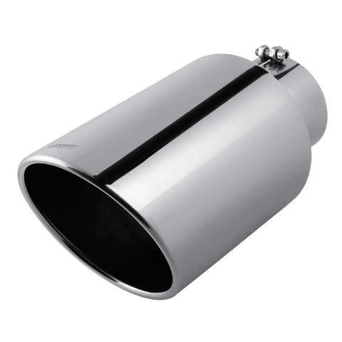 Universal Diesel Trucks Car 5 Inch Inlet 8" Outlet Exhaust Tip 15" Long Tail Pipe Stainless Steel Polished Bolt On