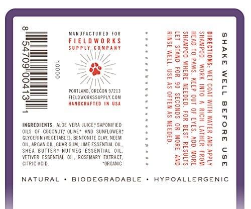 Natural Dog Shampoo. Anti-Bacterial-Anti-Fungal- Anti-Itch , Promotes Healthy Hair and Skin, Helps Hot Spots. Shea Butter, Neem and Argan Oil, Aloe Vera and Bentonite. Concentrated-Organic by Moosh ...