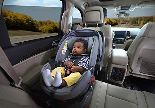 Britax B-Safe Ultra Infant Car Seat - 4 to 35 Pounds - Rear Facing - 2 Layer Impact Protection, Cool Flow Ventilated Fabric, Grey
