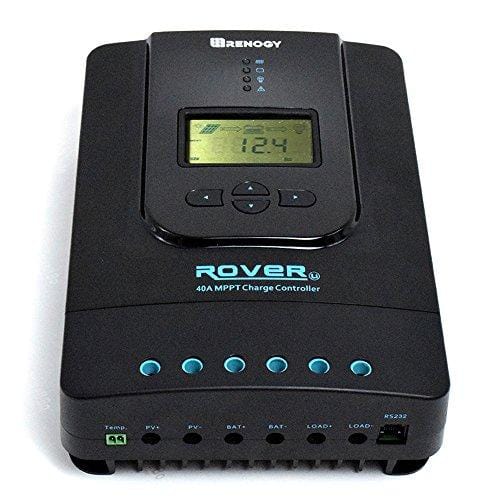 Renogy 400 Watt 12 Volt Monocrystalline Solar Starter Kit with 40A Rover MPPT Charge Controller