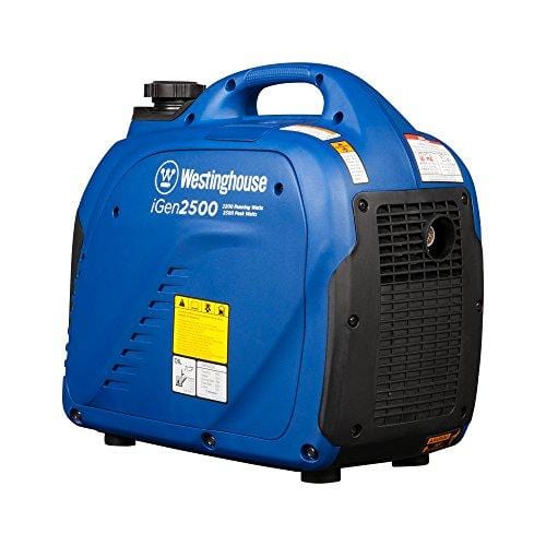 Westinghouse iGen2500 Portable Inverter Generator - 2200 Rated Watts & 2500 Peak Watts - Gas Powered - CARB Compliant
