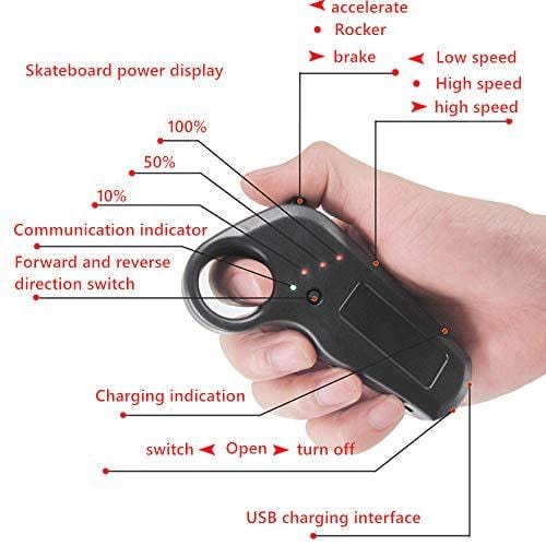 Maxfind Electric Skateboard Longboard 8800mah Battery Life 22km, Wireless Remote Control Koowheelkooboard Adult Scooter 39′′ 12.4′′ 8.5′′,Black