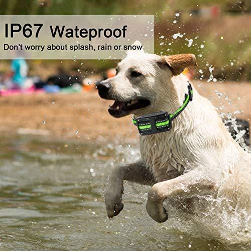[Newest 2019]Dog Bark Collar-5 Adjustable Sensitivity and Intensity Levels-Dual Anti-Barking Modes-Rechargeable/Rainproof/Reflective -No Barking Control Dog shock Collar for Small Medium Large Dog