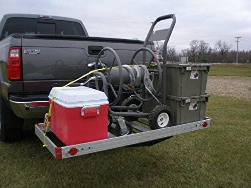 Tow Tuff TTF-2762ACBR 2-in-1 Aluminum Cargo Carrier with Bike Rack