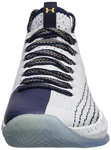 Under Armour Men's Heat Seeker Basketball Shoe, White (104)/Midnight Navy, 11