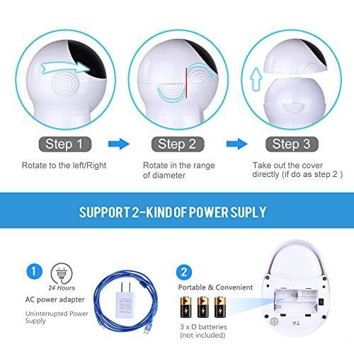 Iseebiz Automatic Cat Feeder 3L Pet Food Dispenser Feeder for Medium & Large Cat Dog--4 Meal, Voice Recorder & Timer Programmable, Portion Control