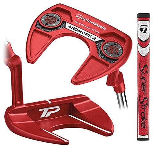 TaylorMade Golf Tour Preferred Red Collection Ardmore 2 #7 Super Stroke 35 IN Putter, Right Hand