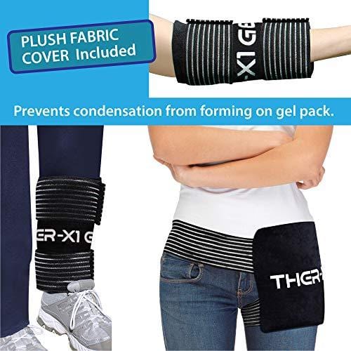 Ice Packs for Injuries Large Reusable Gel Pad for Back Pain, Hip, Knee, Cold Therapy Relief Wrap