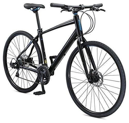 Schwinn Vantage F3 700c Sport Hybrid Road Bike with Flat Bar and Disc Brakes, 60cm/Extra Large Frame, Black