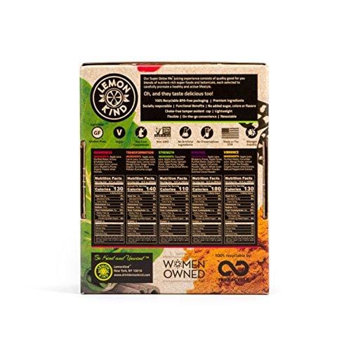 Lemonkind SUPER DETOX ME Metabolism Booster 3 Day Cleanse, Fruits & Veggies plus SUPERFOODS - Chlorella, Turmeric, Chia, Green Tea and Acerola - 24 Juices (Pack of 3)