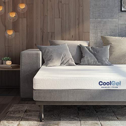 Classic Brands 4.5-Inch Cool Gel Memory Foam Replacement Mattress for Sleeper Sofa Bed, Full