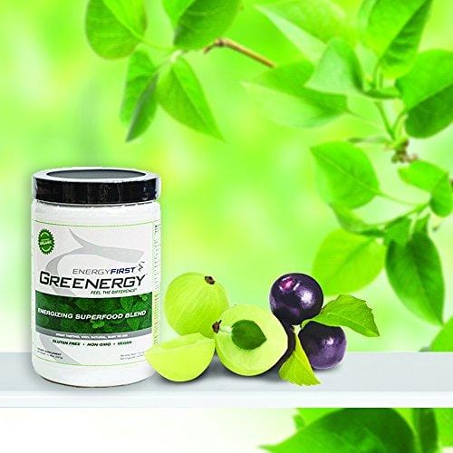 Greenergy Premium Green Drink Powder | Made with Certified Organic Ingredients | Non-GMO Green Superfood for Performance, Wellness & Immunity | Gluten Free | Sugar Free -10.47 Oz Jar by EnergyFirst