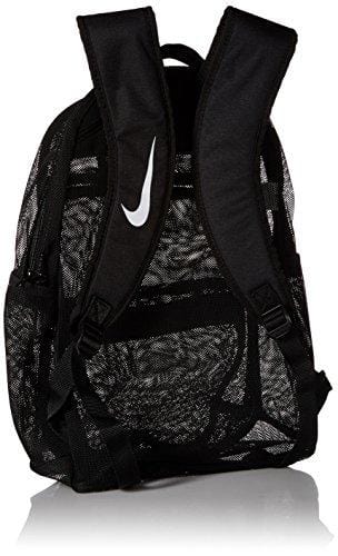 black mesh backpack nike NIKE Brasilia Mesh Backpack, Black/White, One Size – Ultra Pickleball