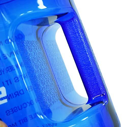 1 Gallon(83OZ) Water Bottle Inspirational Fitness Workout Sports Water Bottle with Time Marker Times for Measuring Your H2O Intake, BPA Free Non-Toxic,Leak Proof Lid (83OZ, Blue) [product _type] BuildLife - Ultra Pickleball - The Pickleball Paddle MegaStore