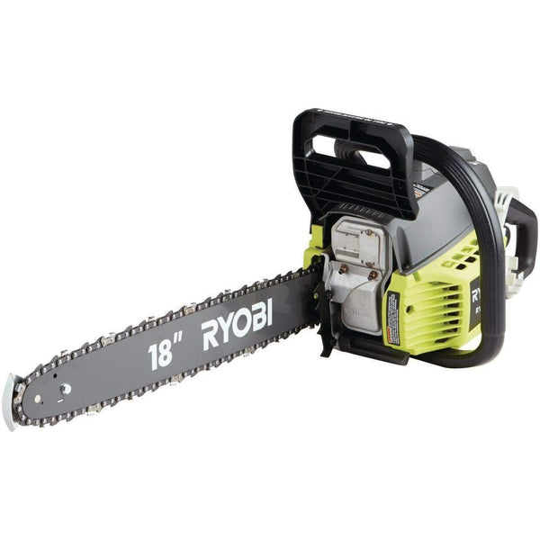 Ryobi 18 inch 38cc 2-Cycle Gas Chainsaw with 3-Point Vibration Isolation and Heavy Duty Carrying Case