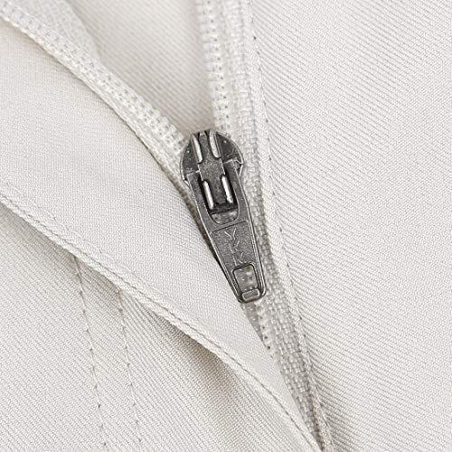 Bakery Women's Golf Pants Stretch Straight Lightweight Breathable Chino Pants Size 14 Grey