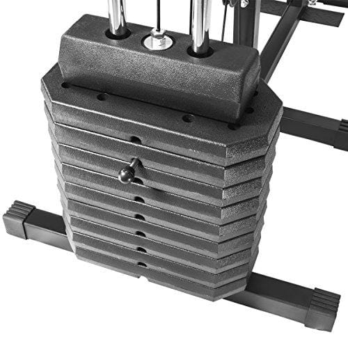 XtremepowerUS Multifunction Home Gym Fitness Station Workout Machine, w/ 100 Lbs Weight