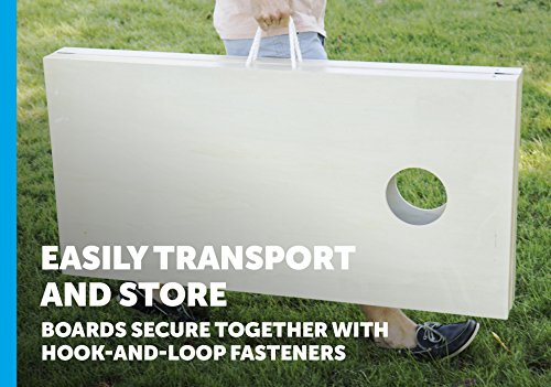 Triumph All-Wood Recreation 2x3 Cornhole Set - Includes 2 Boards, 8 All-Weather Cornhole Bags