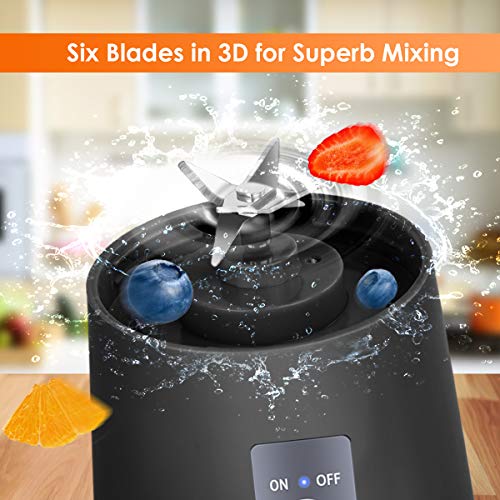 Portable Blender, Mini Mixer for smoothies and shakes, Kitchen tools,Fruit Mixing Machine with USB Rechargeable Batteries