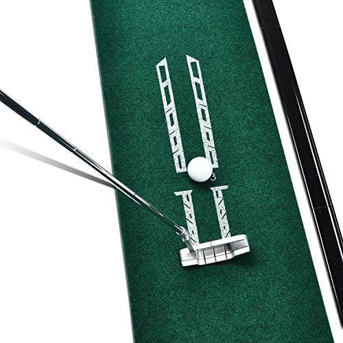Champkey Alignment Golf Putting Mat(9 feet x 16 Inches) | Premium Mat with Ball Return,Include 3 Golf Balls [product _type] Champkey - Ultra Pickleball - The Pickleball Paddle MegaStore