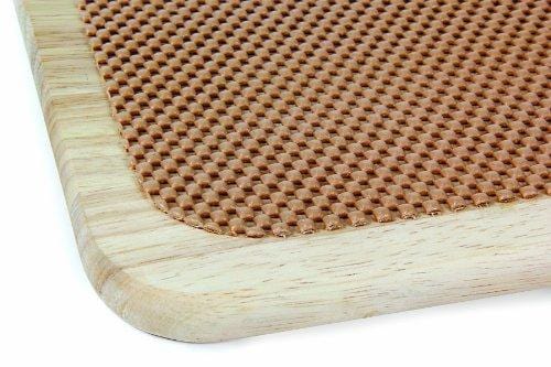 Camco Hardwood Cutting Board and Stove Topper With Non-Skid Backing, Includes Flexible Cutting Mat