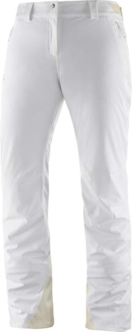SALOMON IceMania Ski Pants White Womens Sz L