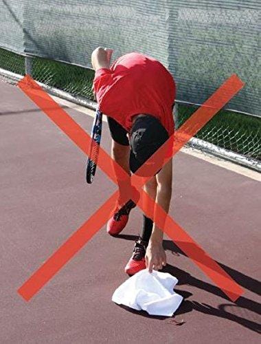 Best Seller TENNIS TOWEL with Hook, - Stays Clean, cotton, super absorbent, can be hung, with clip, White [product _type] QBE$T - Ultra Pickleball - The Pickleball Paddle MegaStore