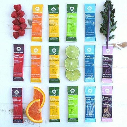 Amazing Grass Energy Green Superfood Organic Powder, Natural Caffeine with Wheat Grass, 7 Greens, Yerba Mate and Matcha Green Tea, Flavor: Lemon Lime, 100 Servings