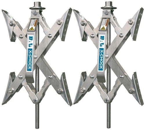 X-Chock Wheel Stabilizer - Pair - One Handle - 28012