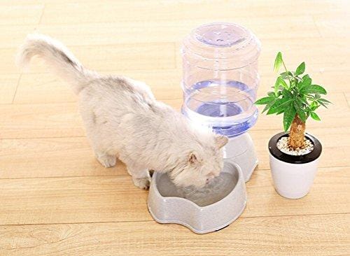 meleg otthon Automatic Pet Waterer,Pet Water Dispenser,Replenish Pet Waterer,Pet Water Dispenser Station,Automatic Gravity Water Drinking Fountain Bottle Bowl Dish Stand 1 Gal(3.8L)