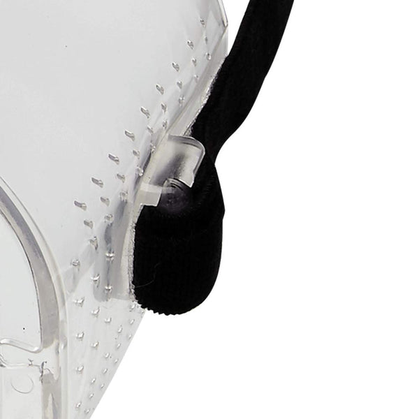 Sellstrom Flexible, Soft, Direct Vent, Protective Safety Goggle, Clear Body, Uncoated, Clear Lens, Black Adjustable Strap, S81000