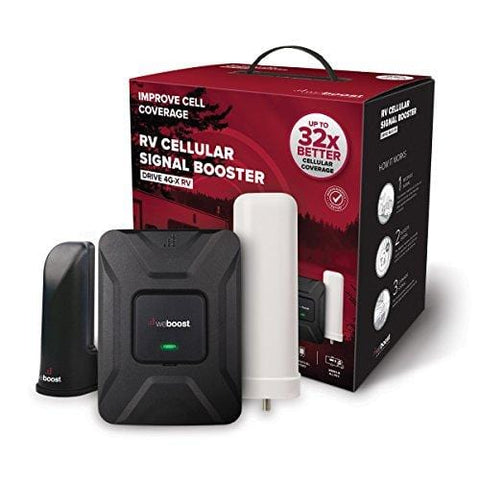 weBoost Drive 4G-X RV 470410 Cell Phone Signal Booster for Your RV or Motorhome - Verizon, AT&T, T-Mobile, Sprint - Enhance Your Cell Phone Signal up to 32x