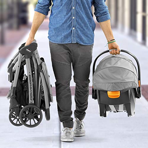 Chicco Mini Bravo Plus Travel System, Slate