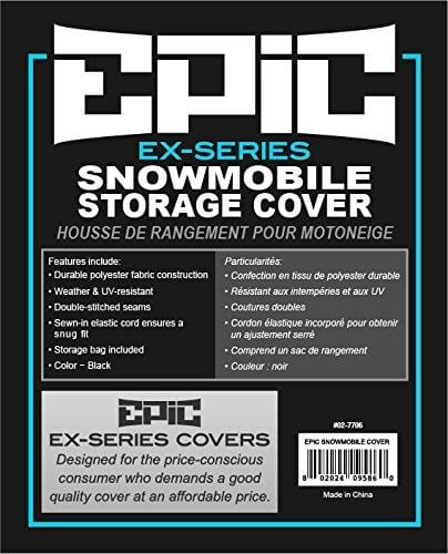 Epic EP-7706 EX-Series Weather and UV-Resistant Snowmobile Storage Cover