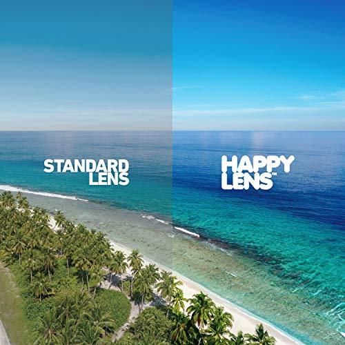 Spy Optic Discord Square, Soft Matte Black/Happy Gray/Green, 57 mm