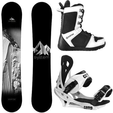 System Package Timeless Snowboard 159 cm-Summit Binding 2019 APX Snowboard Boots 11
