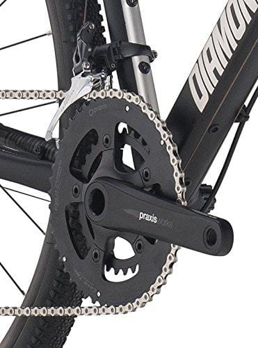 Diamondback Bicycles Haanjo 4 Gravel Adventure Road Bike, Black, 56cm/Large