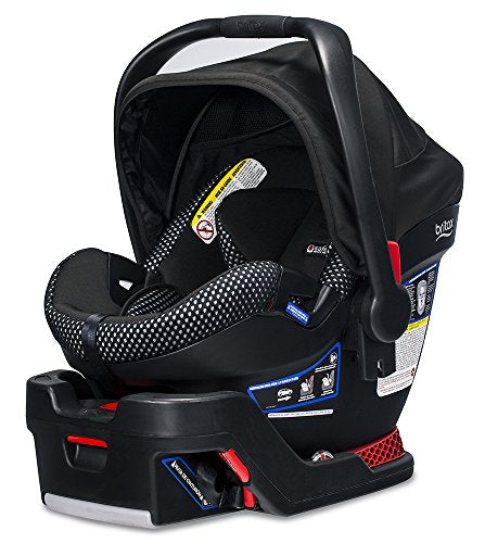 Britax B-Safe Ultra Infant Car Seat - 4 to 35 Pounds - Rear Facing - 2 Layer Impact Protection, Cool Flow Ventilated Fabric, Grey