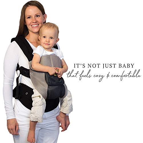 LÍLLÉbaby Complete Airflow Six-Position Baby Carrier, Charcoal/Silver