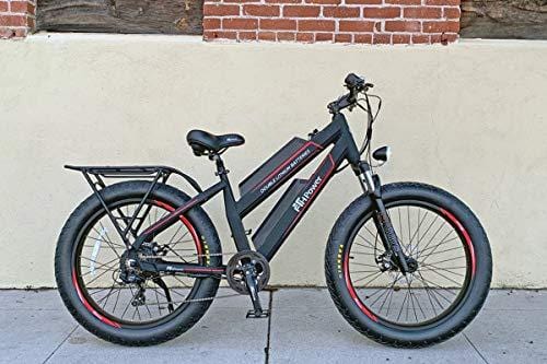 Pedal Faster Huge Capacity （23.2Ah in Total） Dual Removable Lithium-ion Batteries 26'' 4.0inch Fat tire Aluminum Electric Bike 48V 750W Fat Tire Beach Snow Electric Bicycle with Shimano 7 Speeds