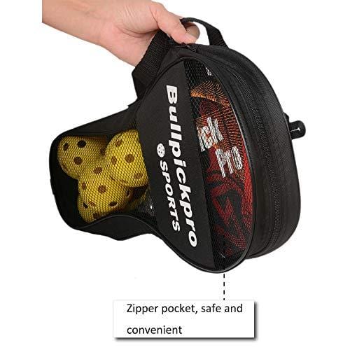 Bullpickpro Premium Pickleball Bag Pickleball Holder Backpack Pack Fits Multiple Paddles with Convenient Pockets