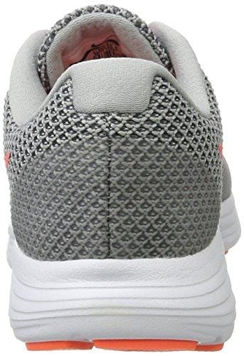 NIKE Women's Revolution 3 Running Shoe, Wolf Grey/Hyper Orange/Cool Grey, 10 C/D US